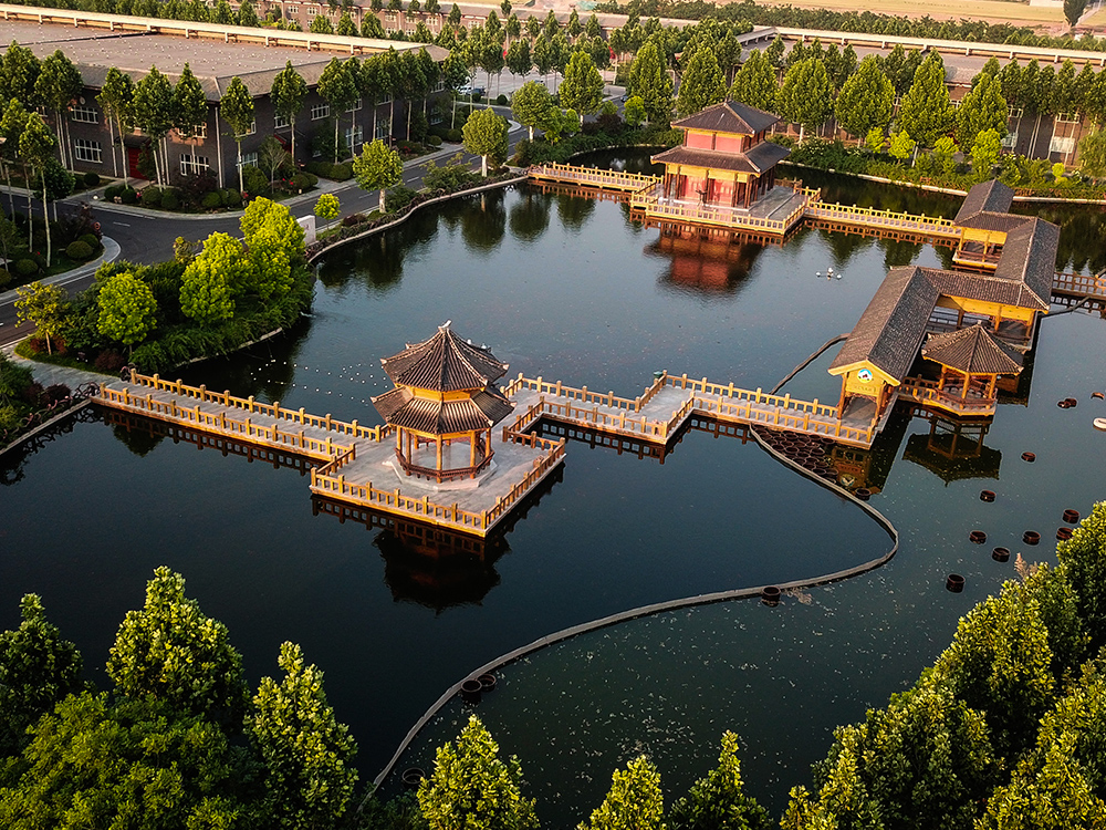 鸟瞰杏鑫娱乐酒泉湖